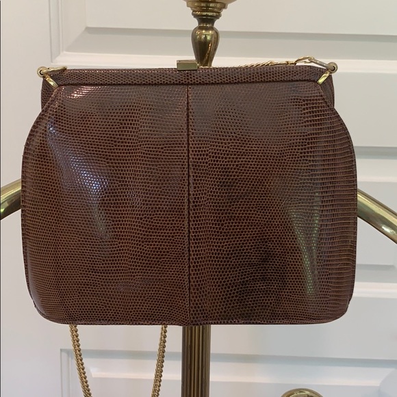 Vintage genuine lizard purse - Picture 2 of 9